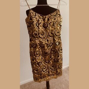 Vintage gold dress